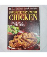 Vintage 1967 Favorite Ways With Chicken Cookbook Recipes BH&amp;G Book - €15,50 EUR
