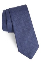 John Varvatos Star USA Mens Geometric Linen And Cotton Tie, Summer Sky, ... - £61.07 GBP