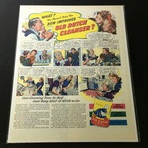 VTG 1940 Old Dutch Cleanser Made with Seismotite Short Story Print Ad - £11.13 GBP