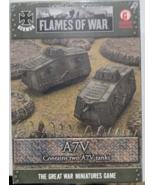 Flames of War The Great War Miniatures German A7V Tank FOW GGBX01 - $67.14 CAD
