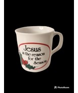 Vintage Jesus is the Reason for the Season Christmas Coffee Mug Cup - £5.47 GBP