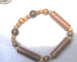 Bracelet # 112 wooden beads.  - £2.39 GBP