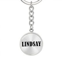 Lindsay v01 - Luxury Keychain Personalized Name - £24.05 GBP