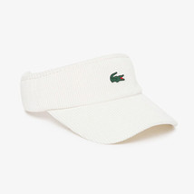 Lacoste Golf Corduroy Visor Unisex Sportswear Hat Visor Cap Beige RK345E... - $73.71