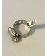 ONE - Ideal Size # 12 Worm Gear Hose Clamp 300SS Stainless Steel 1-1/4&quot; USA - £5.88 GBP