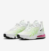 NIKE AIR MAX 270 REACT ENG Women&#39;s Sneakers White Green Pink size 11.5 - £59.92 GBP