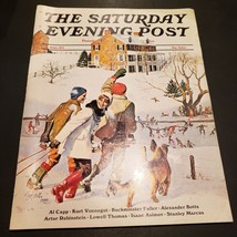 The Saturday Evening Post Winter 1971 Magazine - Isaac Asimov - Norman Rockwell - £13.86 GBP