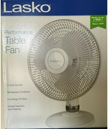 Lasko - D12225 - 12&quot; Table Fan With Dial On Stand - White - £35.14 GBP