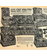 1901 Parlor Suite 14 pc Set Reproduction Advertisement Sears Furniture D... - $550.13 MXN