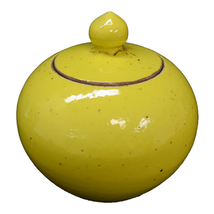 Yellow Porcelain Melon Jar 6&quot; - £50.70 GBP