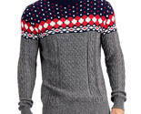 Club Room Men&#39;s Fair Isle Sweater in Navy Blue Combo-Large - £17.64 GBP
