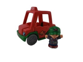 Fisher Price Little People Have-A-Slice Pizza Delivery Car Truck with Dr... - £7.82 GBP