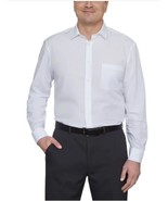 Calvin Klein Mens Dress Shirt White Stretch Performance Moisture Wicking - $49.99