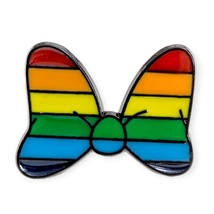 Minnie Mouse Disney Primark Tiny Pin: Rainbow Pride Hair Bow - £15.73 GBP