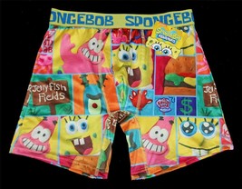COCO SpongeBob Squarepants Characters Jellyfish Fields Krusty Krab Men&#39;s Boxers - £14.38 GBP