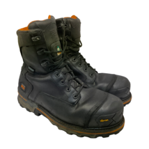 Timberland PRO Men&#39;s 8&quot; Boondock Waterproof Work Boots Black 89645 Size 12W - $99.74