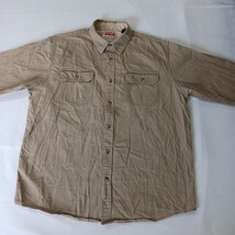 Wrangler Premium Quality Denim Shirt L Men's Blue Long Sleeve Button Up RN130273 image 13