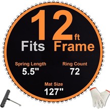 JumpTastic 127in Trampoline Mat, Fits 12Ft Frame Use 5.5in Spring (Not I... - $31.67