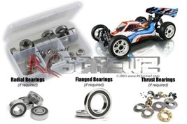 RCScrewZ Rubber Shielded Bearing Kit xra048r for XRAY XB8e 1/8th Buggy #350152 - £38.18 GBP