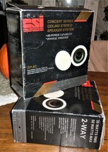 2pc CSI Acoustic Audio SP8C Ceiling Stereo Flush Mount Speaker Set 2-Wat 50 Watt - £79.23 GBP