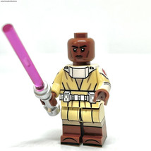 Mace Windu Minifigure Star Wars Clone Wars Jedi Toys Gift - $14.90