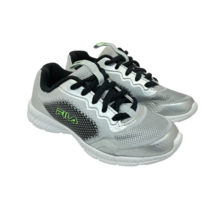 Fila Kid’s Low-Cut Showcase 3 Athletic Sneakers 3RM00012-056 Grey/Volt S... - $722.09 MXN