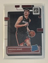 2022-23 Donruss Optic - Nikola JOVIC* Rated Rookies Base #224  - NBA Miami Heat* - £3.18 GBP