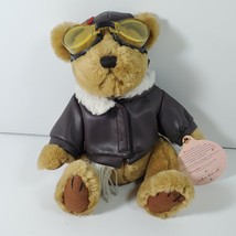 Brass Button RADAR Pilot Bear with Aviator Goggles Pickford Bear of Long... - $8.41