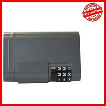 Weather-Resistant Magnetic Key Holder with Combination Lock - Compact Gray - $572.92 MXN