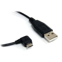 StarTech 1 feet Micro USB Cable - A to Right Angle Micro B  - $15.00
