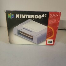 Nintendo 64 Controller Pak Memory Card Box-  BOX  ONLY - $295.20 MXN