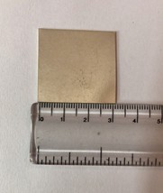 Foglio quadrato in argento massiccio religioso indù puro argento 999 1... - $16.68