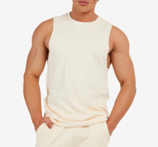 TEAMM8 Men&#39;s Super Soft Cotton Sportswear Skin Tone Tank Top &quot;Large&quot; LR44 - $24.74