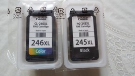 Genuine Canon PG-245XL Black &amp; CL-246XL Color - £37.70 GBP
