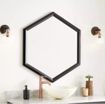 New Black 27&quot; Radke Mahogany Vanity Mirror by Signature Hardware - £159.25 GBP