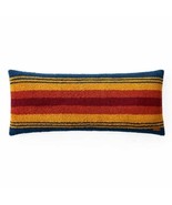 Pendleton Grand Canyon Oversized Sherpa Bolster Pillow, Blue, New - £26.91 GBP