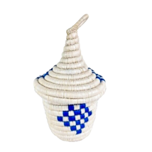 Rwandan Coil Handwoven Peace Giving Basket Trinkets - $17.82