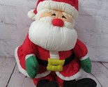 Hallmark Santa Claus Nylon stuffed plush doll decor w/ tag - $8.90