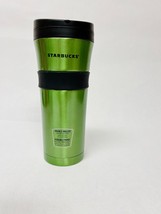 Starbucks Vacuum Insulated Green Rubber Grip Double Wall Steel Tumbler 1... - £90.72 GBP