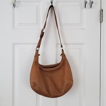Tignanello Caramel Leather Wide Adjustable Strap Shoulder Handbag Purse - £71.69 GBP