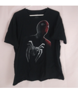 Marvel Superhero Spider-Man Black Men&#39;s T-Shirt Size XL - $193.98 MXN