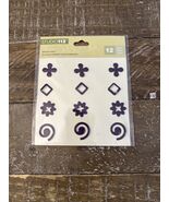 Studio 112 Adhesive Gems Assorted Purple Metallic Scrapbook  New - $215.33 MXN