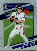 An item in the Sports Mem, Cards & Fan Shop category: 2021 Panini Donruss Optic - Daniel Jones #15 Holo Prizm