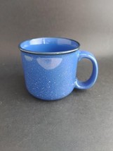 Marlboro Unlimited Blue Speckled Stoneware Coffee Tea Cup Soup Mug - $8.17