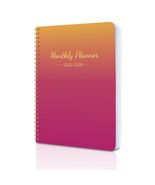 DOURA 2025-2026 Monthly Planner 24 Months 7x9.5 Pinkish-Orange Waterproo... - $128.52 MXN