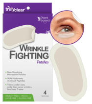 Truly Clear Wrinkle Patches - 4 Patches with Hyaluronic Acid,Peptides &amp; ... - $14.84