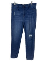 Fashion Nova Womens Skinny Distressed Jeans Size 15 Juniors Blue Med Was... - £10.61 GBP