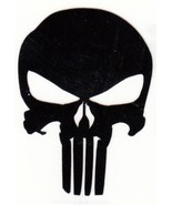 REFLECTIVE Punisher black fire helmet die cut decal window sticker - £2.72 GBP