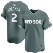 Men&#39;s Red Sox #2 Alex Bregman Green 2025 City Connect Limited Js - $54.99