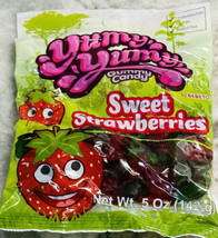 Yummy Yummy Sweet Strawberry Gummy Candy:5oz/142g - £11.84 GBP